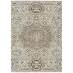 Machine Washable Indoor/Outdoor Chantille ACN2525 Brown 2'6" x 3'10" Rug