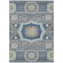 Machine Washable Indoor/Outdoor Chantille ACN2525 Blue 2'6" x 3'10" Rug