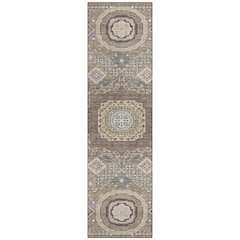 Machine Washable Indoor/Outdoor Chantille ACN2525 Brown 2'3" x 7'6" Runner Rug