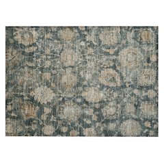 Machine Washable Indoor/Outdoor Chantille ACN2528 Green 1'8" x 2'6" Rug