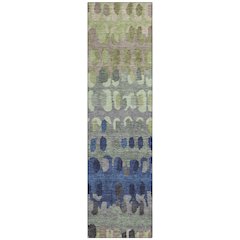 Machine Washable Indoor/Outdoor Chantille ACN2529 Green 2'3" x 7'6" Runner Rug