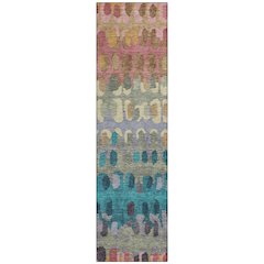 Machine Washable Indoor/Outdoor Chantille ACN2529 Pink 2'3" x 7'6" Runner Rug