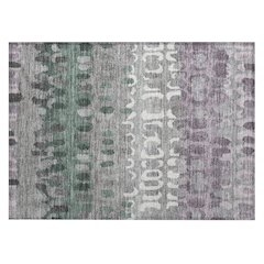 Machine Washable Indoor/Outdoor Chantille ACN2529 Purple 1'8" x 2'6" Rug