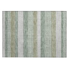 Machine Washable Indoor/Outdoor Chantille ACN2530 Green 1'8" x 2'6" Rug