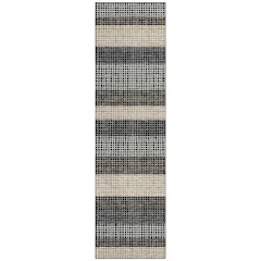 Machine Washable Indoor/Outdoor Chantille ACN2530 Black 2'3" x 7'6" Runner Rug