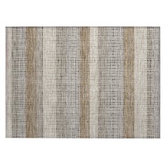 Machine Washable Indoor/Outdoor Chantille ACN2530 Brown 1'8" x 2'6" Rug
