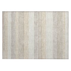 Machine Washable Indoor/Outdoor Chantille ACN2530 Ivory 1'8" x 2'6" Rug