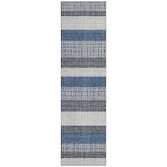 Machine Washable Indoor/Outdoor Chantille ACN2530 Blue 2'3" x 7'6" Runner Rug