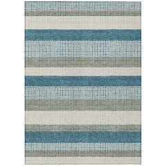 Machine Washable Indoor/Outdoor Chantille ACN2530 Teal 2'6" x 3'10" Rug