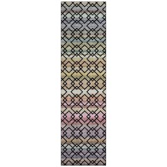 Machine Washable Indoor/Outdoor Chantille ACN2531 Black 2'3" x 7'6" Runner Rug