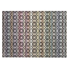 Machine Washable Indoor/Outdoor Chantille ACN2531 Black 1'8" x 2'6" Rug