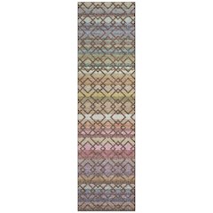Machine Washable Indoor/Outdoor Chantille ACN2531 Brown 2'3" x 7'6" Runner Rug