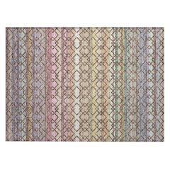 Machine Washable Indoor/Outdoor Chantille ACN2531 Brown 1'8" x 2'6" Rug