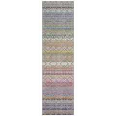 Machine Washable Indoor/Outdoor Chantille ACN2531 Gray 2'3" x 7'6" Runner Rug