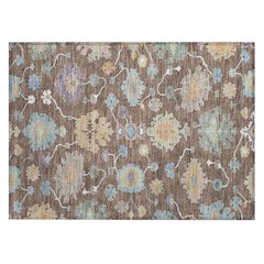 Machine Washable Indoor/Outdoor Chantille ACN2532 Brown 1'8" x 2'6" Rug