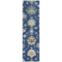 Machine Washable Indoor/Outdoor Chantille ACN2532 Blue 2'3" x 7'6" Runner Rug