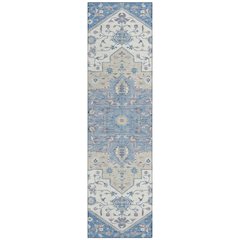 Machine Washable Indoor/Outdoor Chantille ACN2533 Blue 2'3" x 7'6" Runner Rug