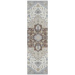 Machine Washable Indoor/Outdoor Chantille ACN2533 Gray 2'3" x 7'6" Runner Rug