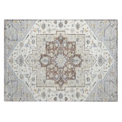 Machine Washable Indoor/Outdoor Chantille ACN2533 Gray 1'8" x 2'6" Rug