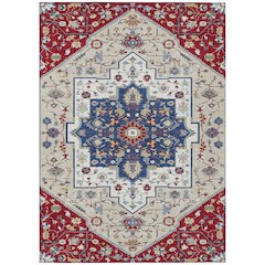 Machine Washable Indoor/Outdoor Chantille ACN2533 Red 2'6" x 3'10" Rug