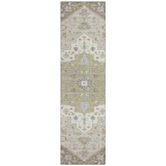 Machine Washable Indoor/Outdoor Chantille ACN2533 Brown 2'3" x 7'6" Runner Rug