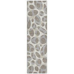 Machine Washable Indoor/Outdoor Chantille ACN2536 Brown 2'3" x 7'6" Runner Rug