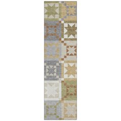 Machine Washable Indoor/Outdoor Chantille ACN2538 Gray 2'3" x 7'6" Runner Rug