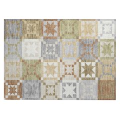 Machine Washable Indoor/Outdoor Chantille ACN2538 Gray 1'8" x 2'6" Rug