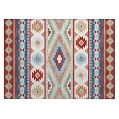 Machine Washable Indoor/Outdoor Chantille ACN2539 Red 1'8" x 2'6" Rug