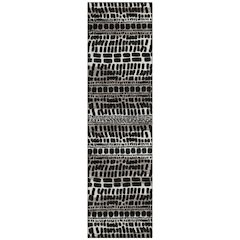 Machine Washable Indoor/Outdoor Chantille ACN2540 Black 2'3" x 7'6" Runner Rug