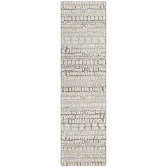 Machine Washable Indoor/Outdoor Chantille ACN2540 Ivory 2'3" x 7'6" Runner Rug