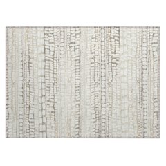 Machine Washable Indoor/Outdoor Chantille ACN2540 Ivory 1'8" x 2'6" Rug
