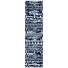 Machine Washable Indoor/Outdoor Chantille ACN2540 Blue 2'3" x 7'6" Runner Rug