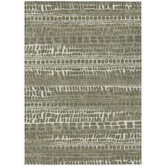 Machine Washable Indoor/Outdoor Chantille ACN2540 Green 2'6" x 3'10" Rug