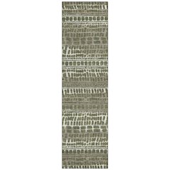 Machine Washable Indoor/Outdoor Chantille ACN2540 Green 2'3" x 7'6" Runner Rug