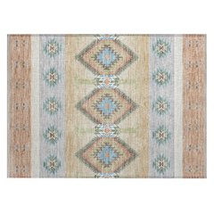 Machine Washable Indoor/Outdoor Chantille ACN2541 Orange 1'8" x 2'6" Rug