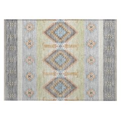 Machine Washable Indoor/Outdoor Chantille ACN2541 Gray 1'8" x 2'6" Rug