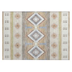 Machine Washable Indoor/Outdoor Chantille ACN2541 Ivory 1'8" x 2'6" Rug
