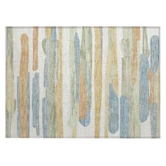 Machine Washable Indoor/Outdoor Chantille ACN2542 Ivory 1'8" x 2'6" Rug