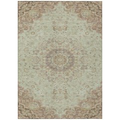 Machine Washable Indoor/Outdoor Chantille ACN2543 Green 2'6" x 3'10" Rug