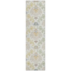 Machine Washable Indoor/Outdoor Chantille ACN2544 Ivory 2'3" x 7'6" Runner Rug