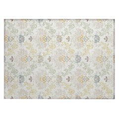 Machine Washable Indoor/Outdoor Chantille ACN2544 Ivory 1'8" x 2'6" Rug