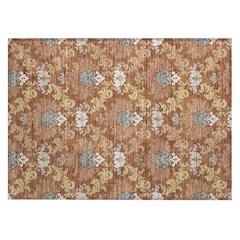 Machine Washable Indoor/Outdoor Chantille ACN2544 Orange 1'8" x 2'6" Rug
