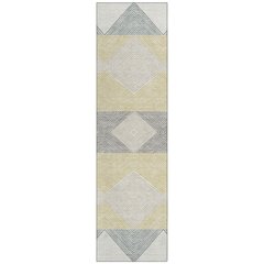 Machine Washable Indoor/Outdoor Chantille ACN2545 Ivory 2'3" x 7'6" Runner Rug