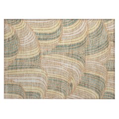 Machine Washable Indoor/Outdoor Chantille ACN2546 Orange 1'8" x 2'6" Rug