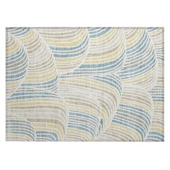 Machine Washable Indoor/Outdoor Chantille ACN2546 Ivory 1'8" x 2'6" Rug