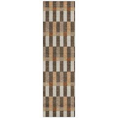 Machine Washable Indoor/Outdoor Chantille ACN2548 Brown 2'3" x 7'6" Runner Rug