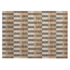 Machine Washable Indoor/Outdoor Chantille ACN2548 Brown 1'8" x 2'6" Rug