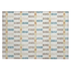 Machine Washable Indoor/Outdoor Chantille ACN2548 Ivory 1'8" x 2'6" Rug
