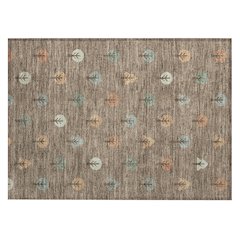 Machine Washable Indoor/Outdoor Chantille ACN2550 Brown 1'8" x 2'6" Rug